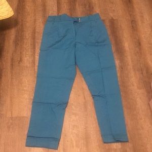 Blue ankle trouser